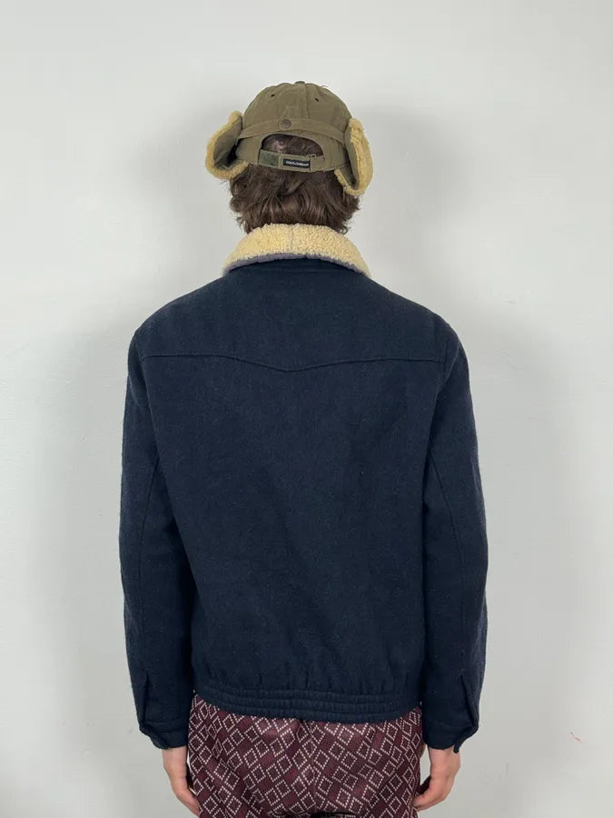 A.P.C. Navy Wool Classy Jacket KpzYCWa 2