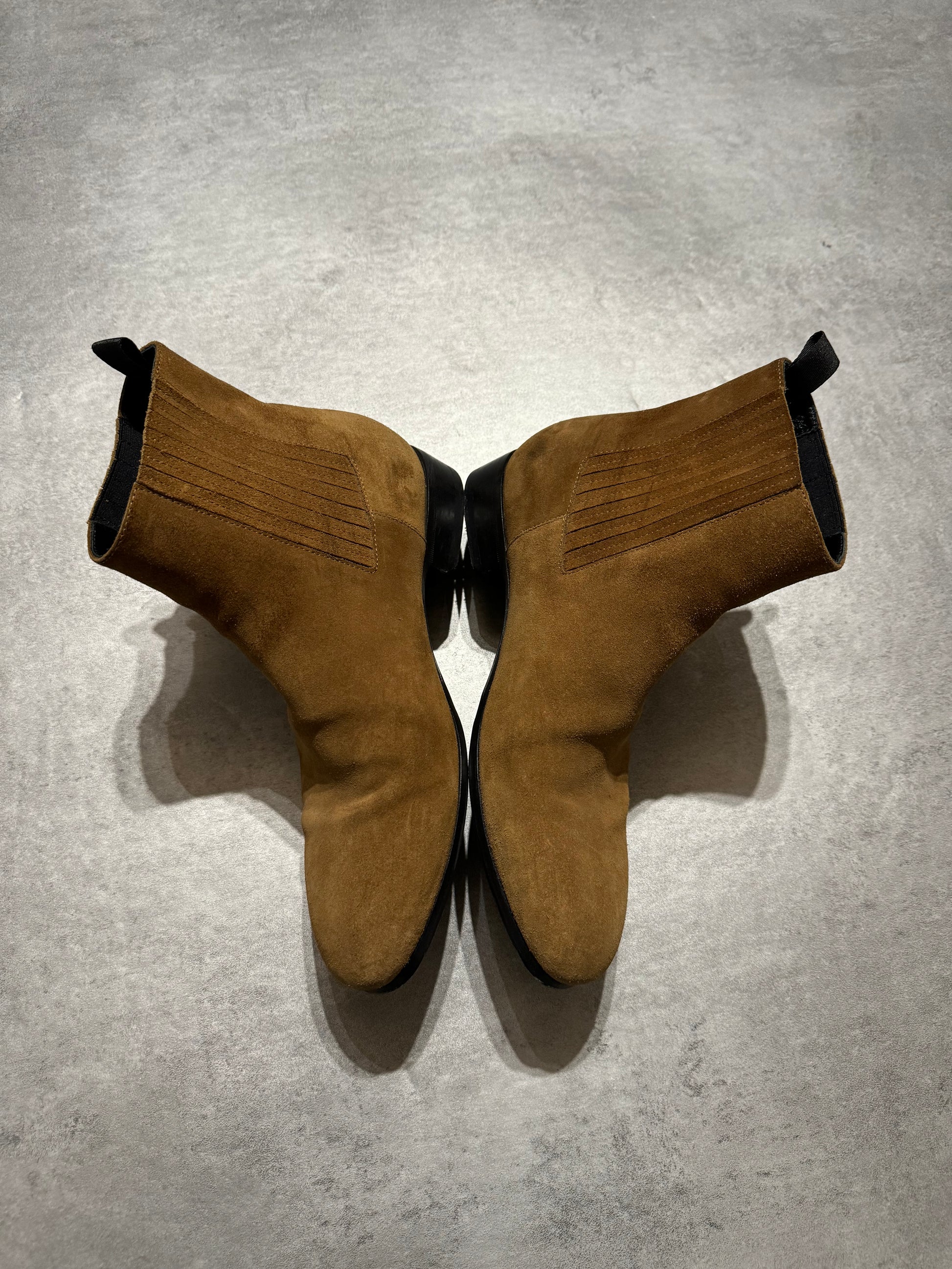 Balenciaga Antilope Camel Suede Leather Boots (43) - 2