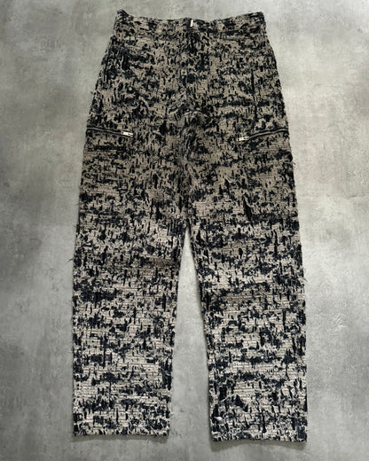 SS2023 Givenchy Japanese Boro Straight Distressed Cargo Jeans (L/XL) - 3