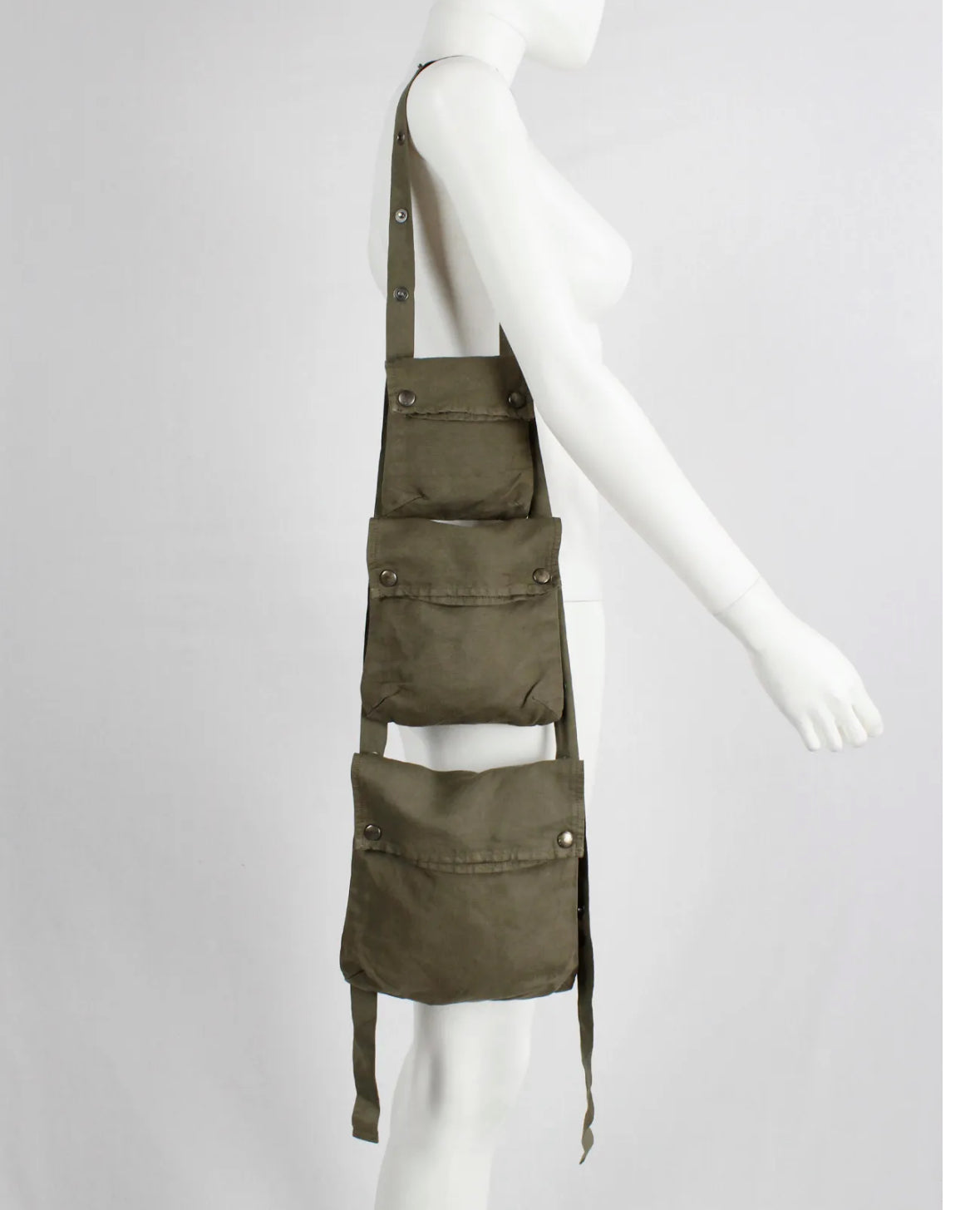 SS2006 Maison Margiela Olive Tactical Shoulder Bags (OS) - 4