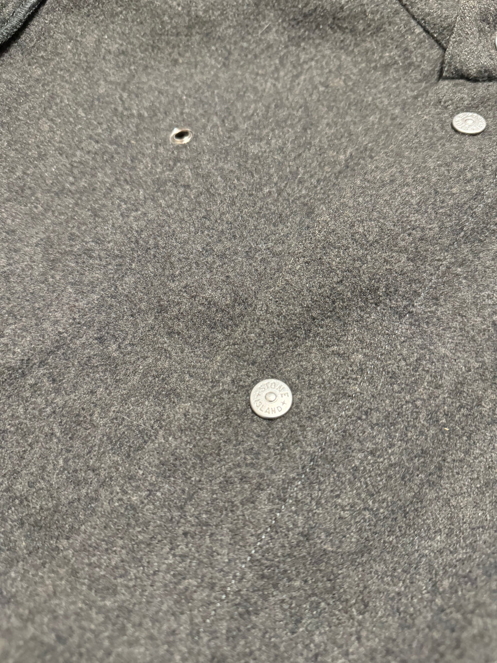 1990s Stone Island Grey Reversed Effect Mao Jacket (M) - 9