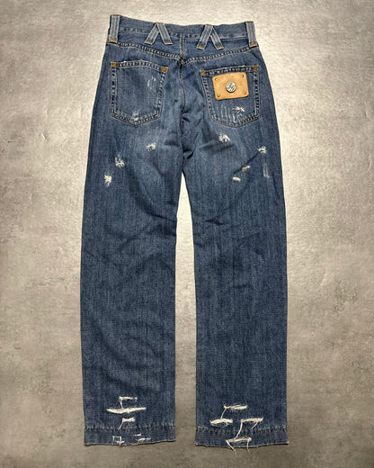 AW2005 Dolce & Gabbana Distressed Contemporary Denim Jeans (S) - 2