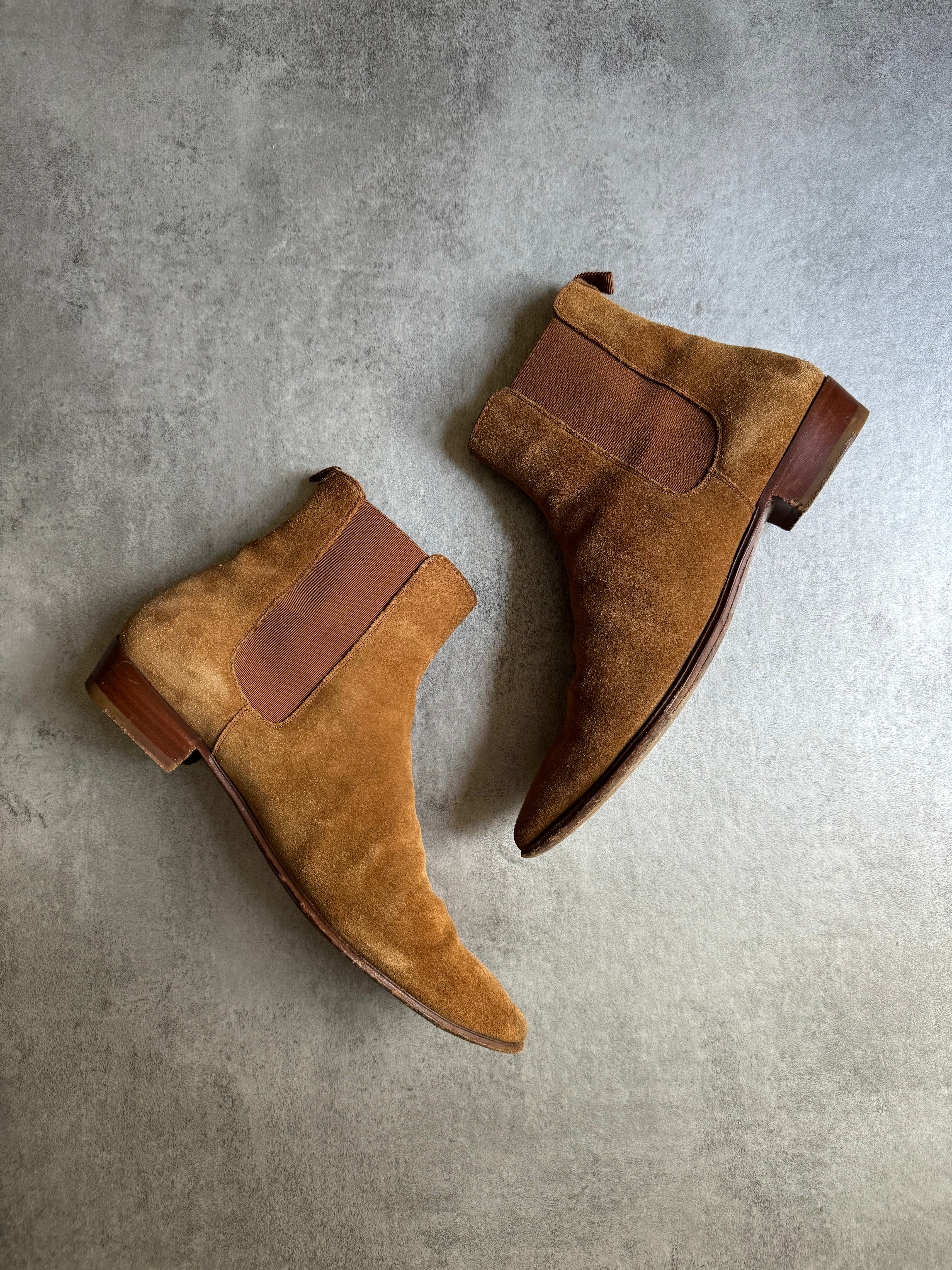 SS2019 Celine Camargue Camel Jacno Boots by Hedi Slimane – Dolce