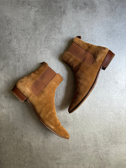 SS2019 Celine Camargue Camel Jacno Boots by Hedi Slimane (45) - 3