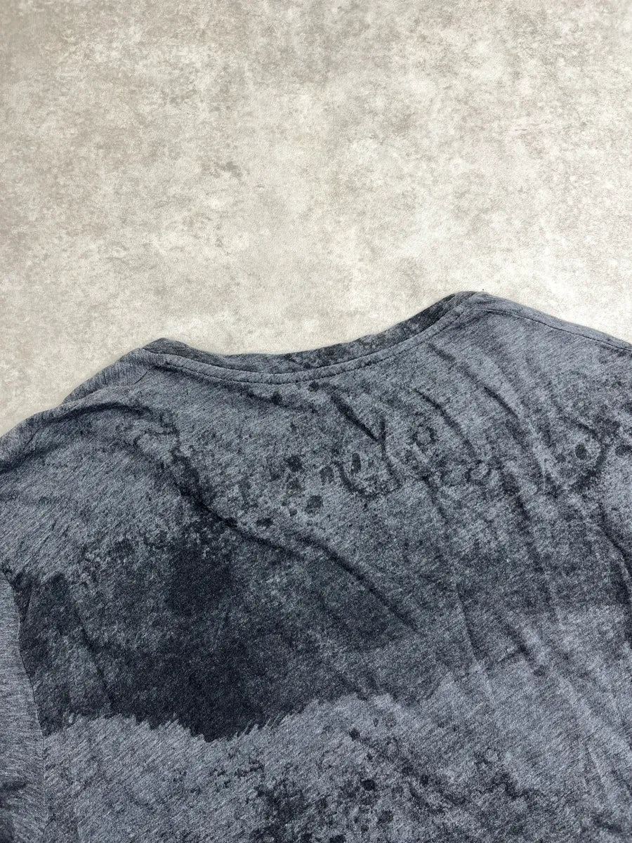 2010s Gucci Grey Faded Washed Pocket T-Shirt cRALXORe 7