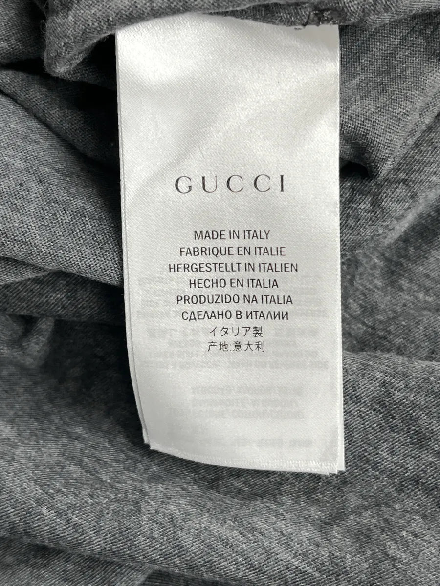 2010s Gucci Grey Faded Washed Pocket T-Shirt cRALXORe 10