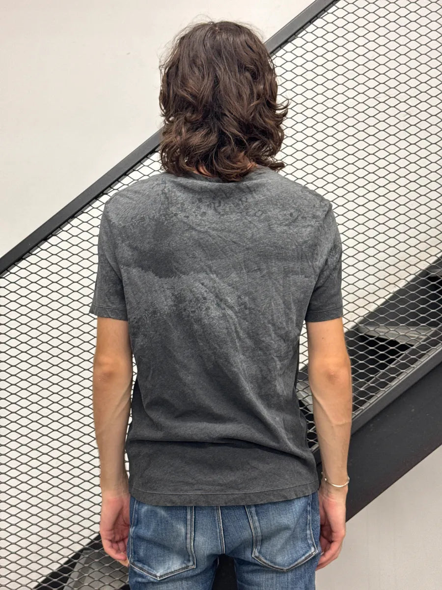 2010s Gucci Grey Faded Washed Pocket T-Shirt cRALXORe 2