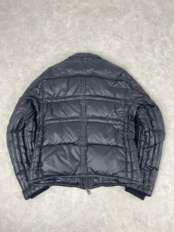 2000s Moncler Navy Biker Classy Puffer Jacket RiHOmCn 5