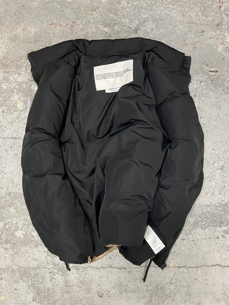 Calvin Klein 205W39NYC by Raf Simons American Landscape Black Puffer Vest (L) 7
