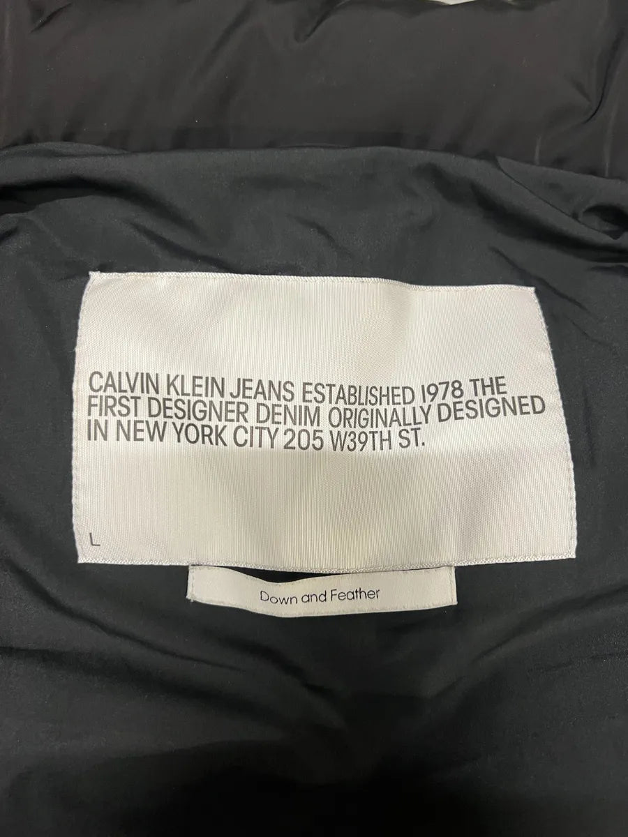 Calvin Klein 205W39NYC by Raf Simons American Landscape Black Puffer Vest (L) 8