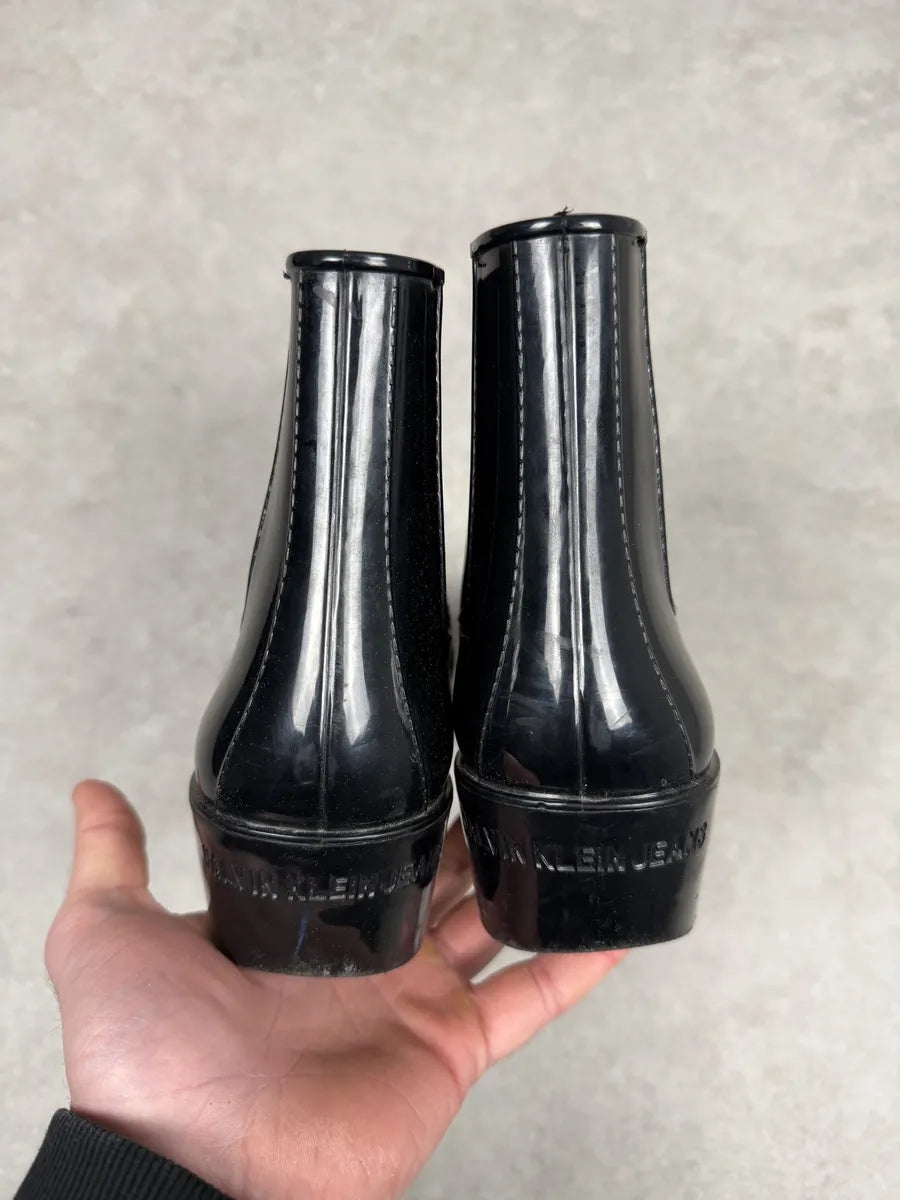 Calvin Klein 205W39NYC Cow-Boy Leather Boots by Raf Simons QwltqPe 1