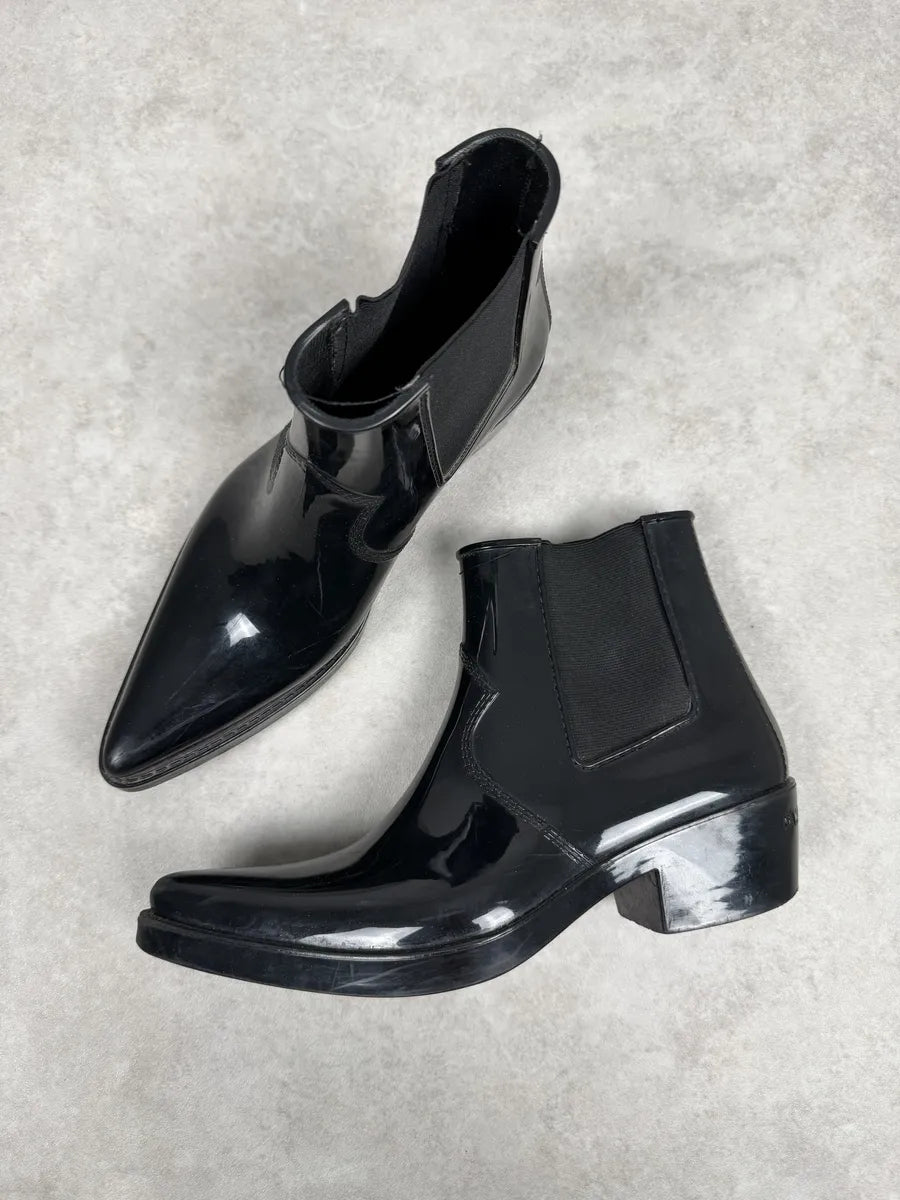Calvin Klein 205W39NYC Cow-Boy Leather Boots by Raf Simons QwltqPe 3