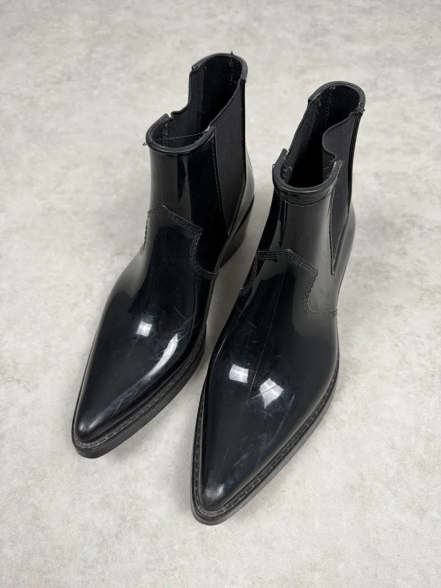 Calvin Klein 205W39NYC Cow-Boy Leather Boots by Raf Simons QwltqPe 5