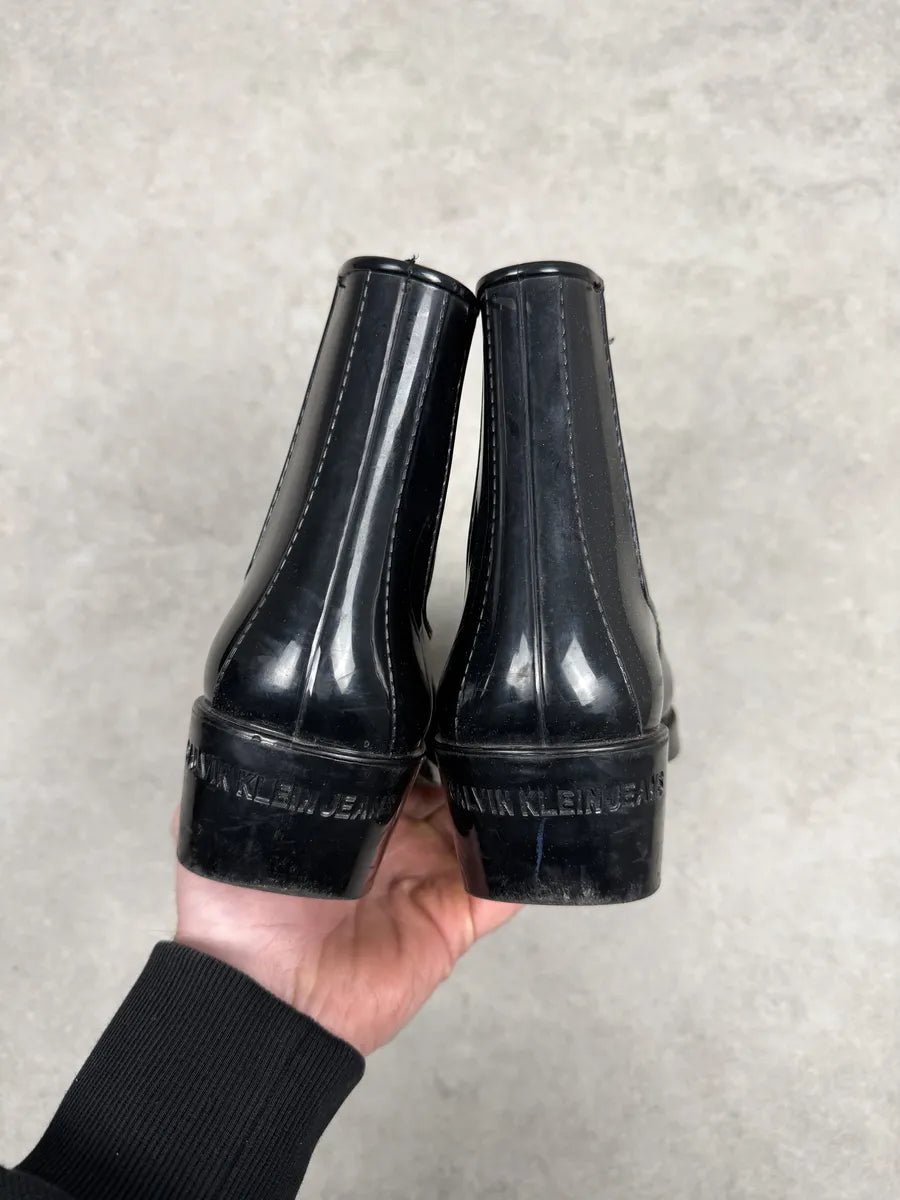 Calvin Klein 205W39NYC Cow-Boy Leather Boots by Raf Simons QwltqPe 7