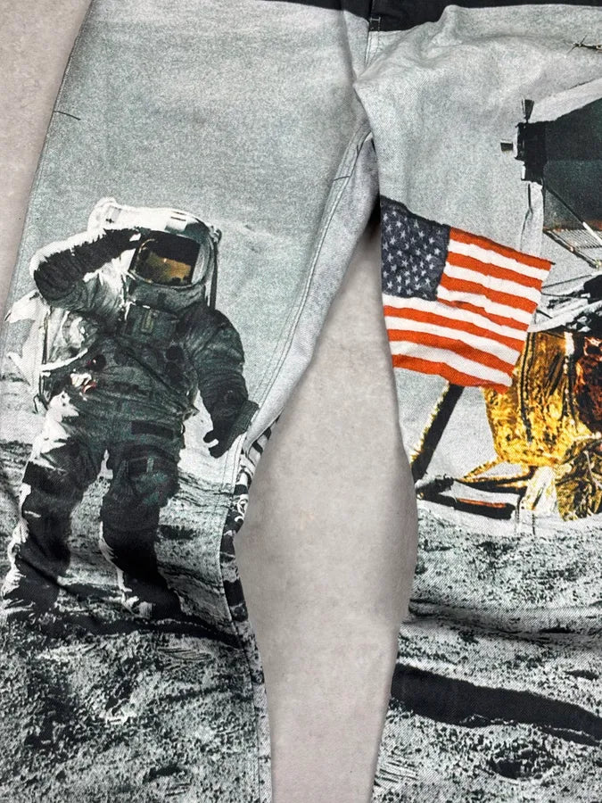 AW2019 Calvin Klein by Raf Simons Astro Moon USA Pants OunRGtE 9
