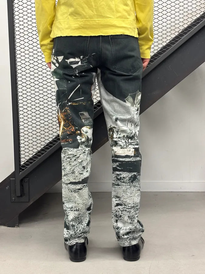 AW2019 Calvin Klein by Raf Simons Astro Moon USA Pants OunRGtE 3