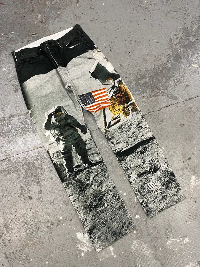 Calvin Klein by Raf Simons Astro Moon Pants (M) 3