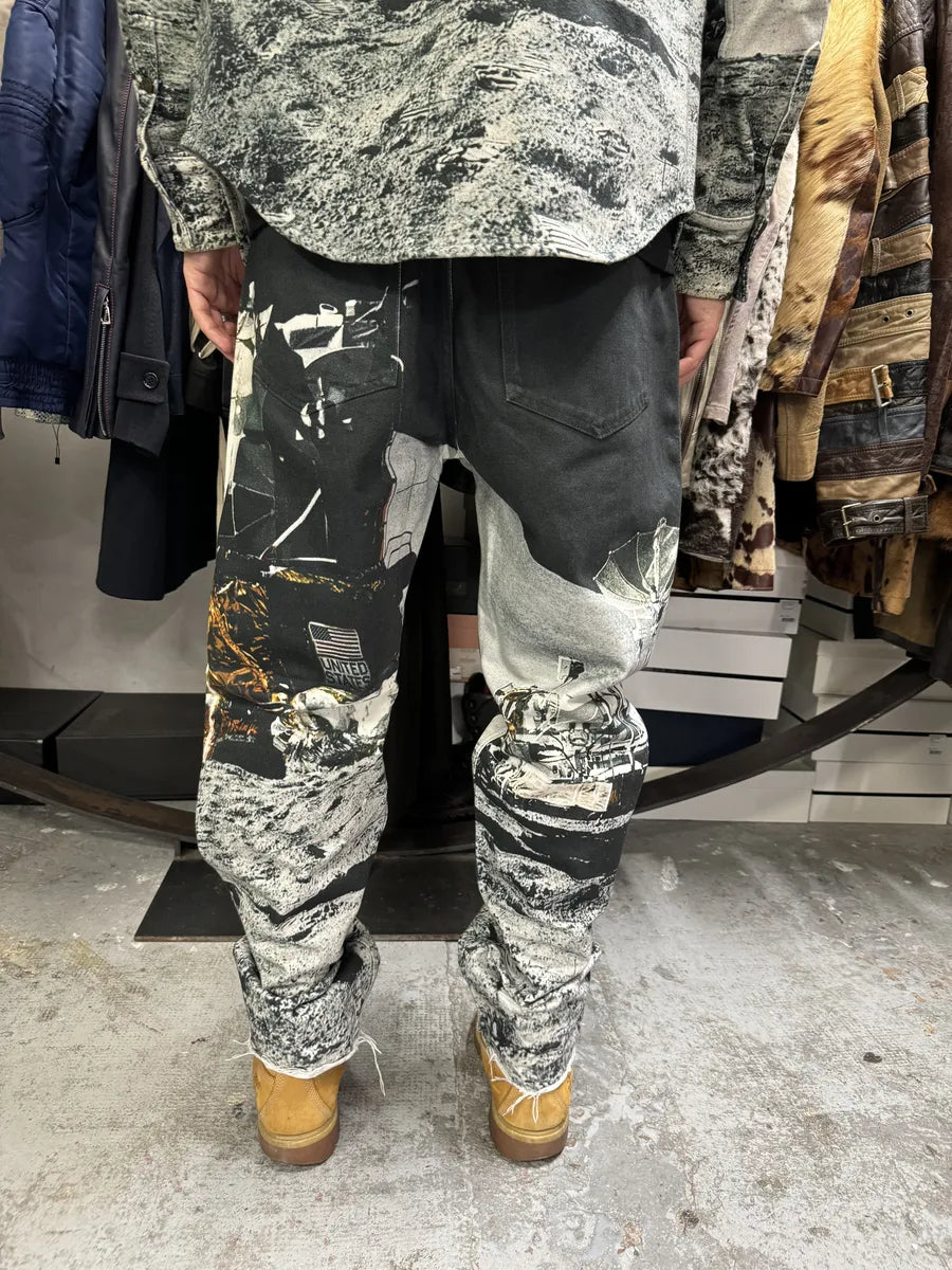 Calvin Klein by Raf Simons Astro Moon USA Pants woFDVVL 4