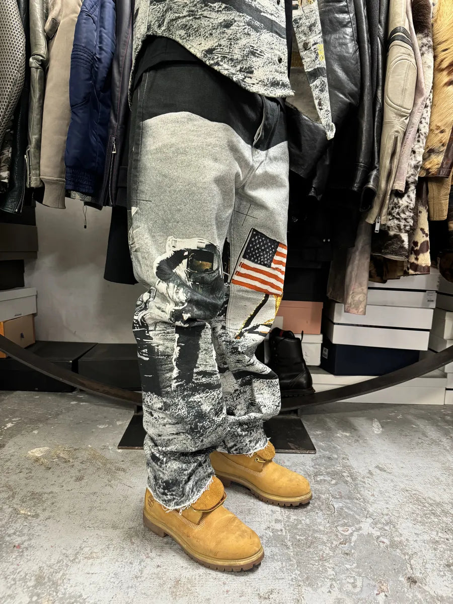 Calvin Klein by Raf Simons Astro Moon USA Pants woFDVVL 5