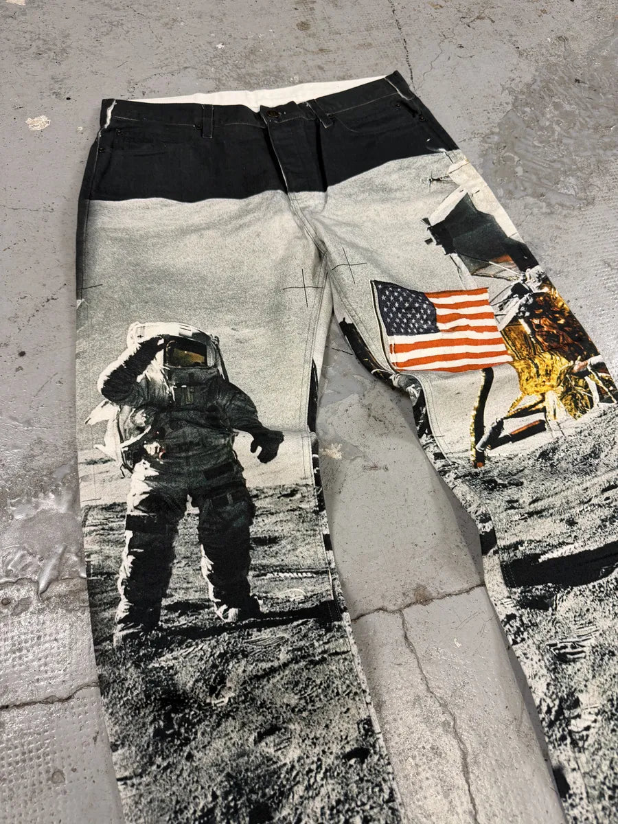 Calvin Klein by Raf Simons Astro Moon USA Pants woFDVVL 7