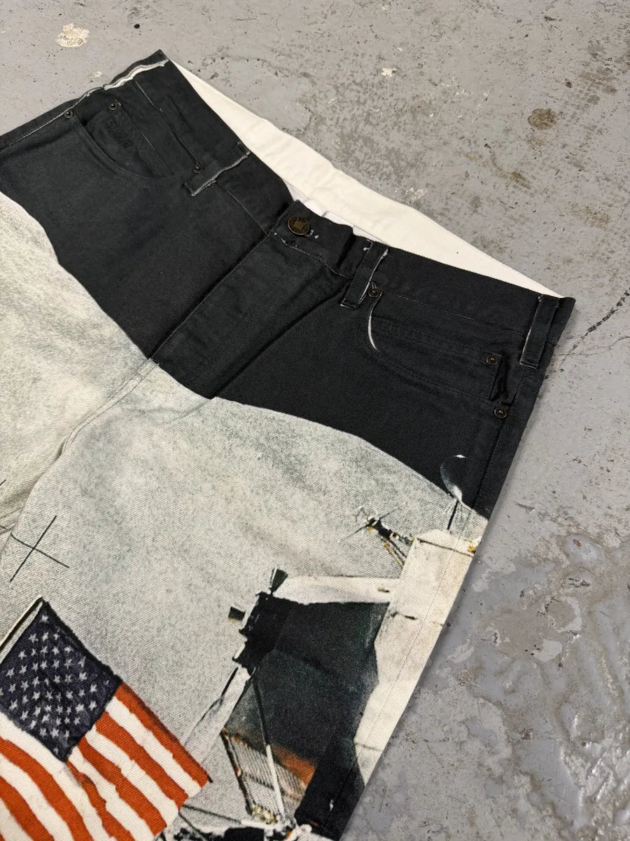 Calvin Klein by Raf Simons Astro Moon USA Pants woFDVVL 8