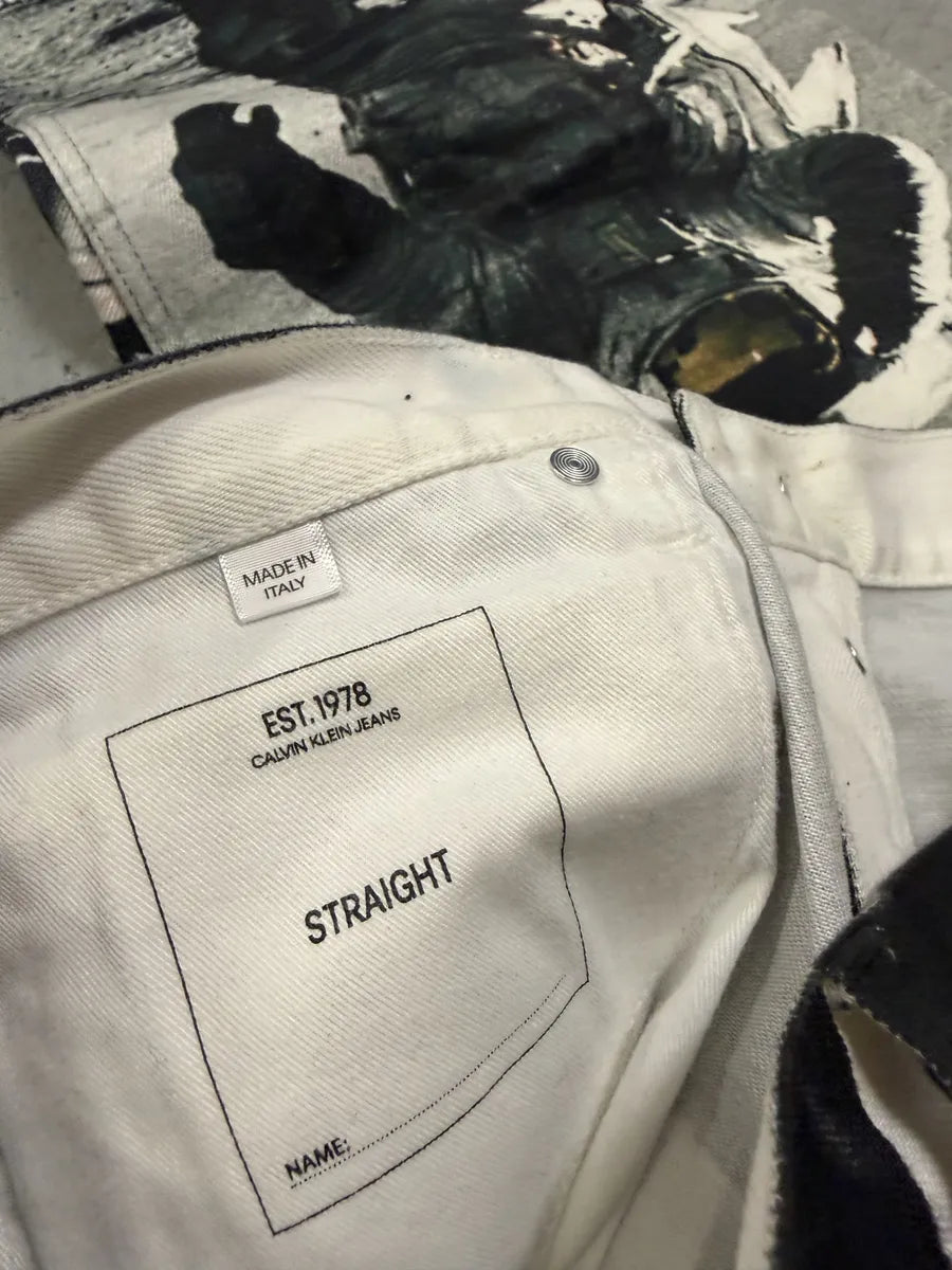 Calvin Klein by Raf Simons Astro Moon USA Pants woFDVVL 9