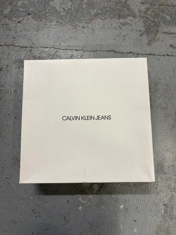 Calvin Klein Jeans Dark Green Leather Chelsea Boots FLdJhXv 11