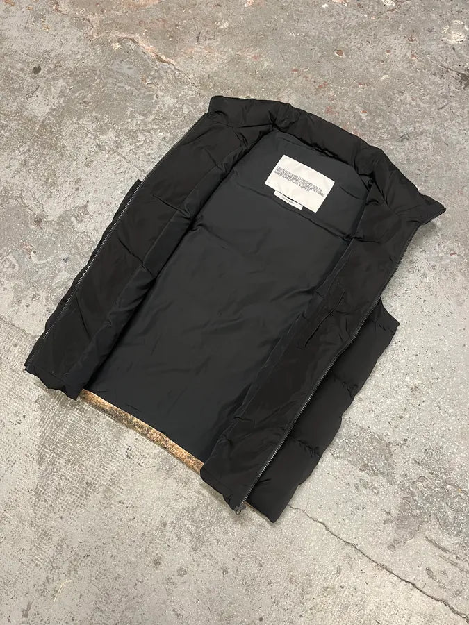Calvin Klein Jeans x Raf Simons Est. 1978 Americana Landscape Black Puffer Vest wCzCuth 5