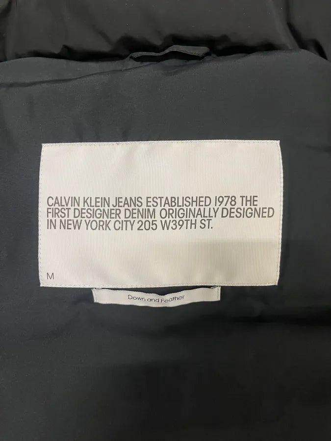 Calvin Klein Jeans x Raf Simons Est. 1978 Americana Landscape Black Puffer Vest wCzCuth 7