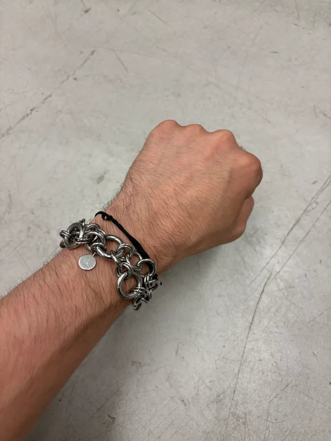 Calvin Klein Silver Steel Multi Links Toggle Bracelet ToXBZjA 1
