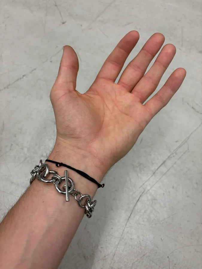 Calvin Klein Silver Steel Multi Links Toggle Bracelet ToXBZjA 2