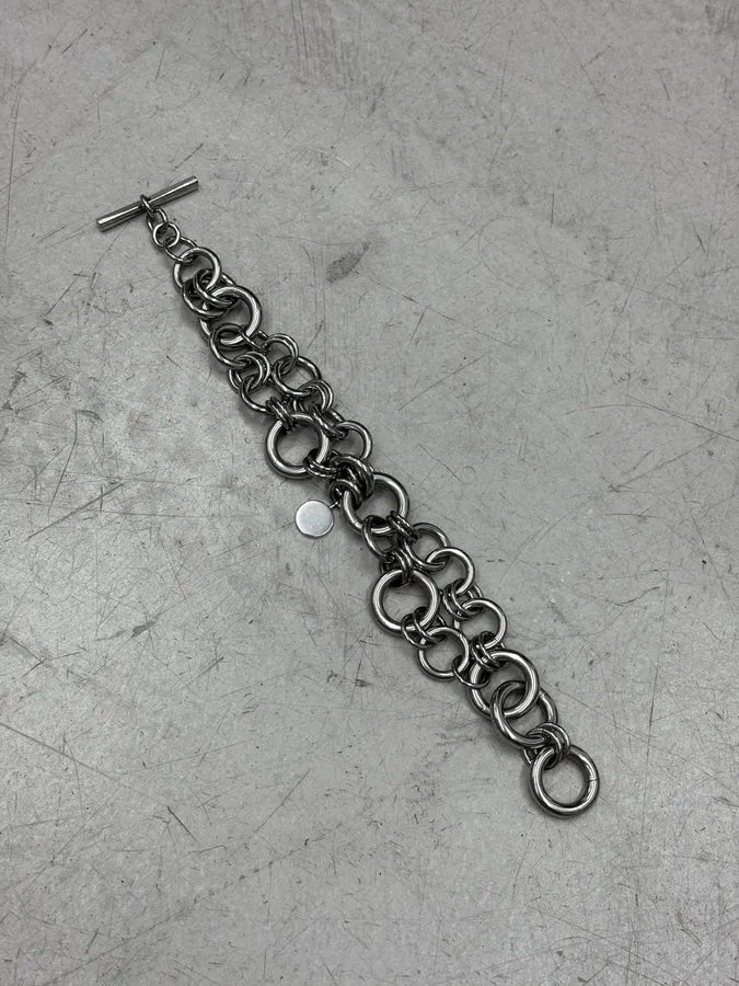 Calvin Klein Silver Steel Multi Links Toggle Bracelet ToXBZjA 4