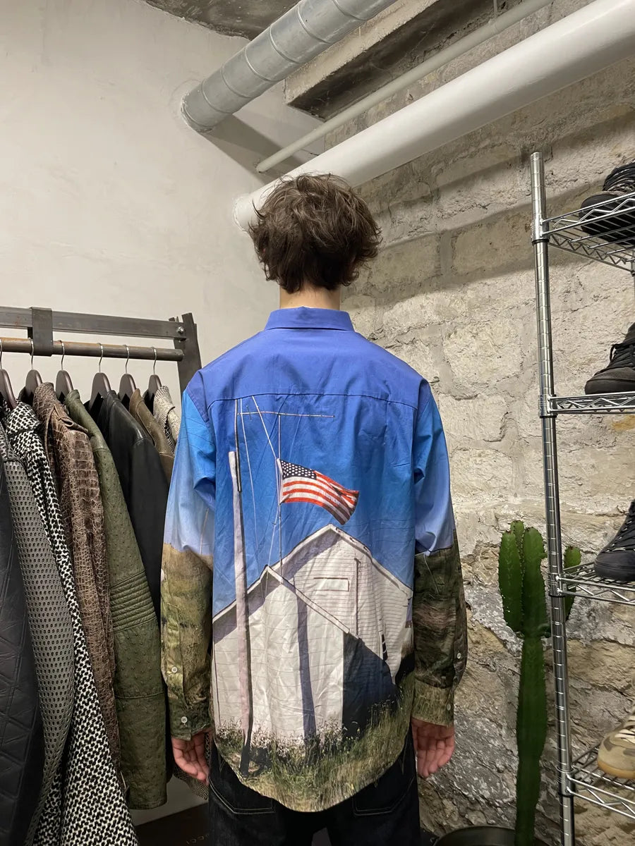 Calvin Klein x Raf Simons US Landscape Shirt (L) 3