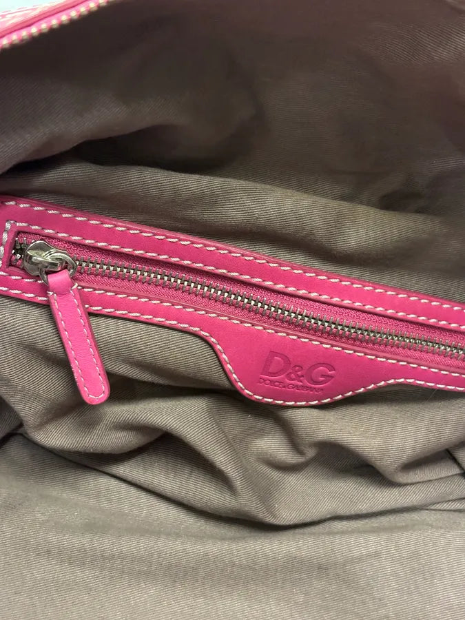 AW2010 Dolce & Gabbana Pink Ghost Trompe Loeil Lily Bag  XgPysuQ 10