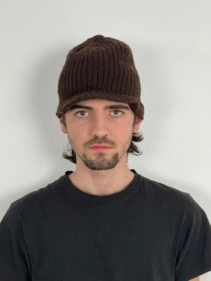 Gucci Beanie Cap Wool Brown lmnWmix 1