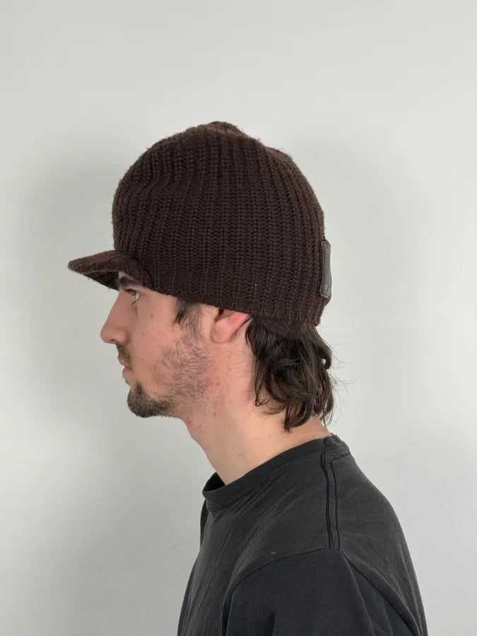 Gucci Beanie Cap Wool Brown lmnWmix 2