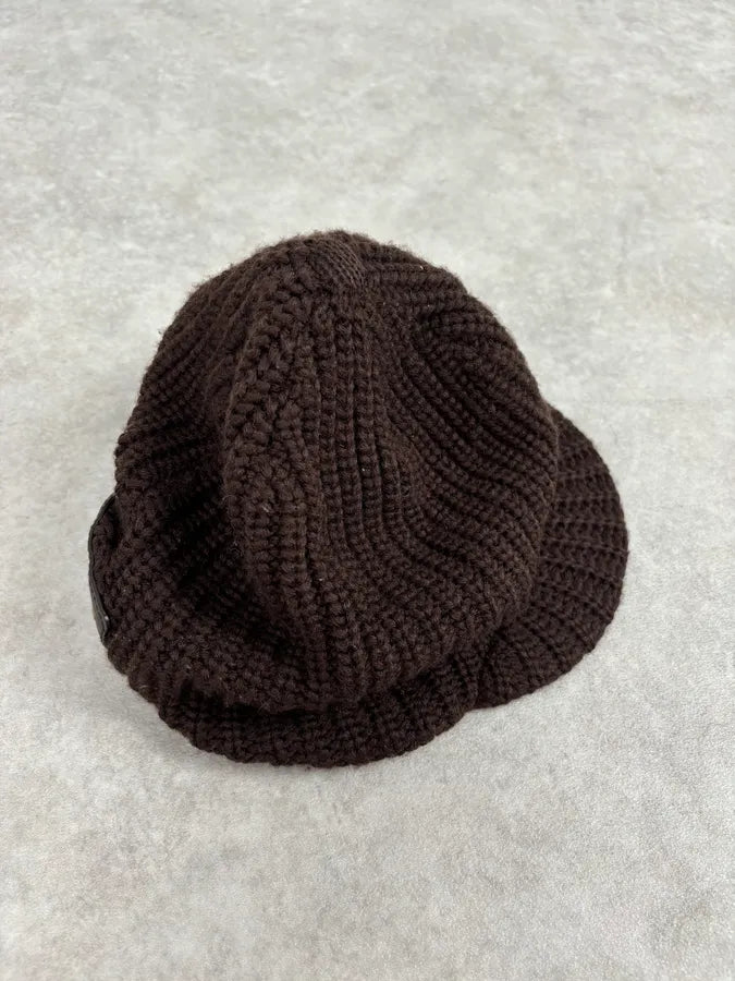 Gucci Beanie Cap Wool Brown lmnWmix 6