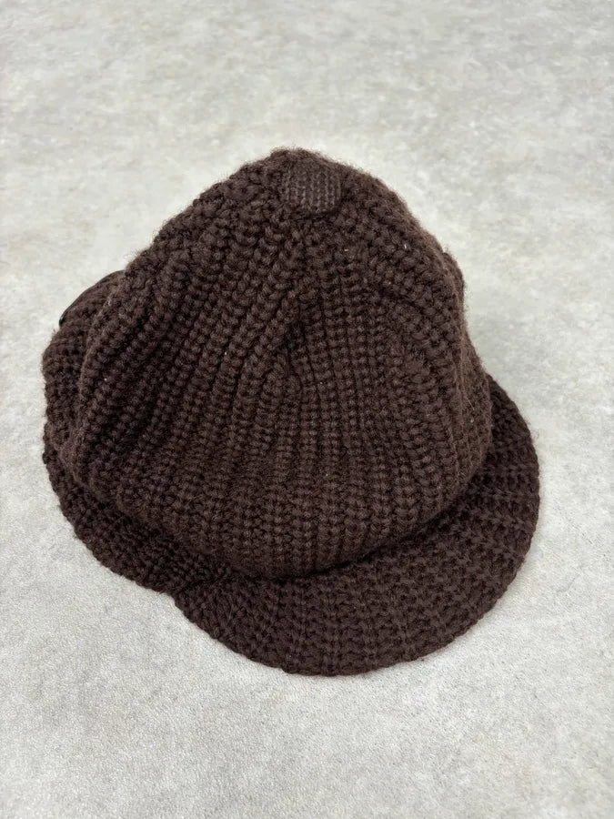 Gucci Beanie Cap Wool Brown lmnWmix 7