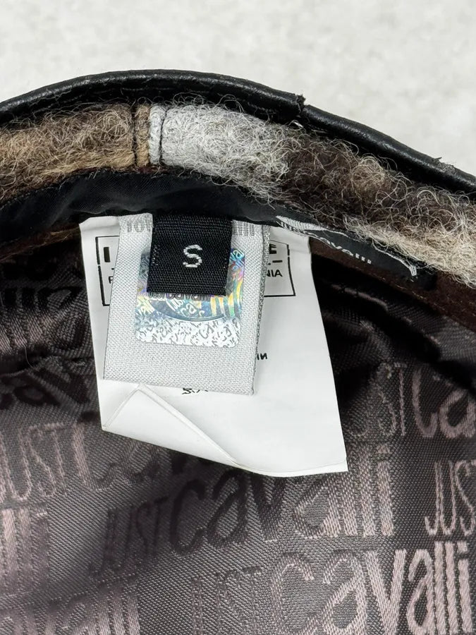 2000s Just Cavalli Leopard Caporal Cap  ocFOsiJ 6