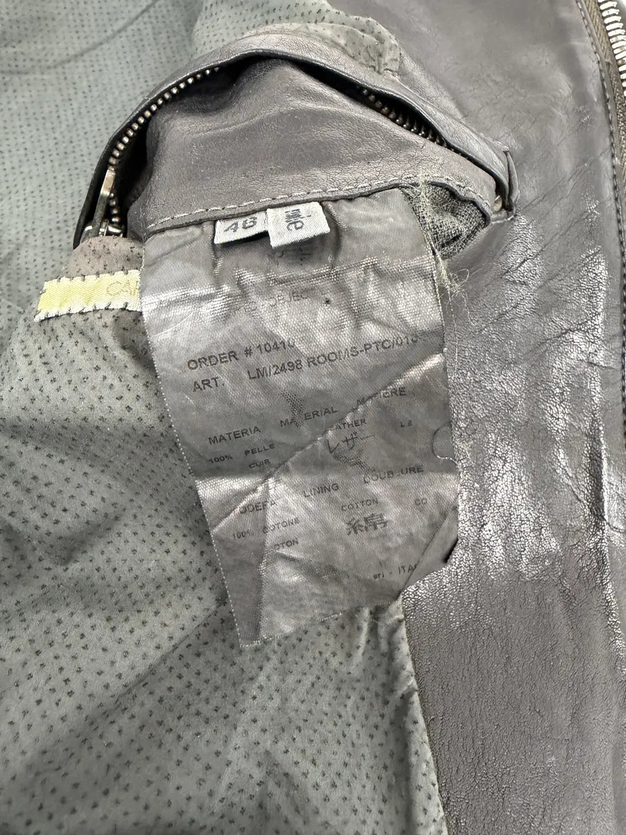 Carol Christian Poell Black Scarstitched Horse Leather Jacket LZaVcLM 11