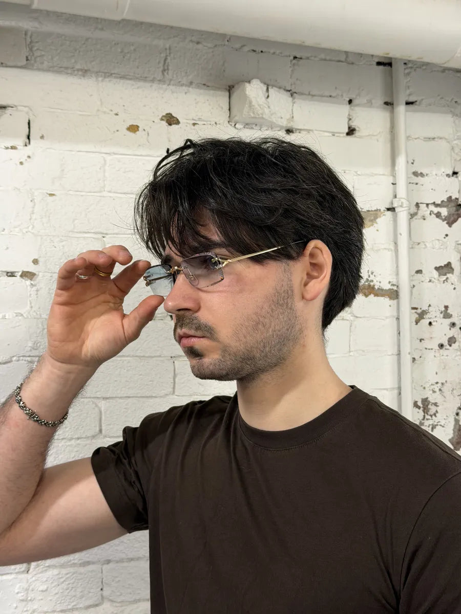 Cartier 140 Baby Blue French Glasses QKHPpSL 3