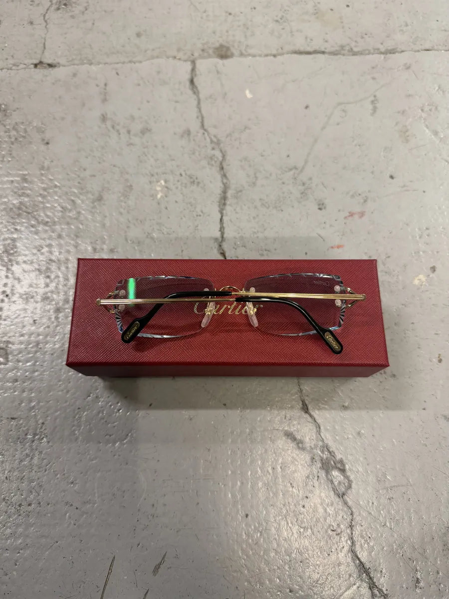 Cartier 140 Baby Blue French Glasses QKHPpSL 5