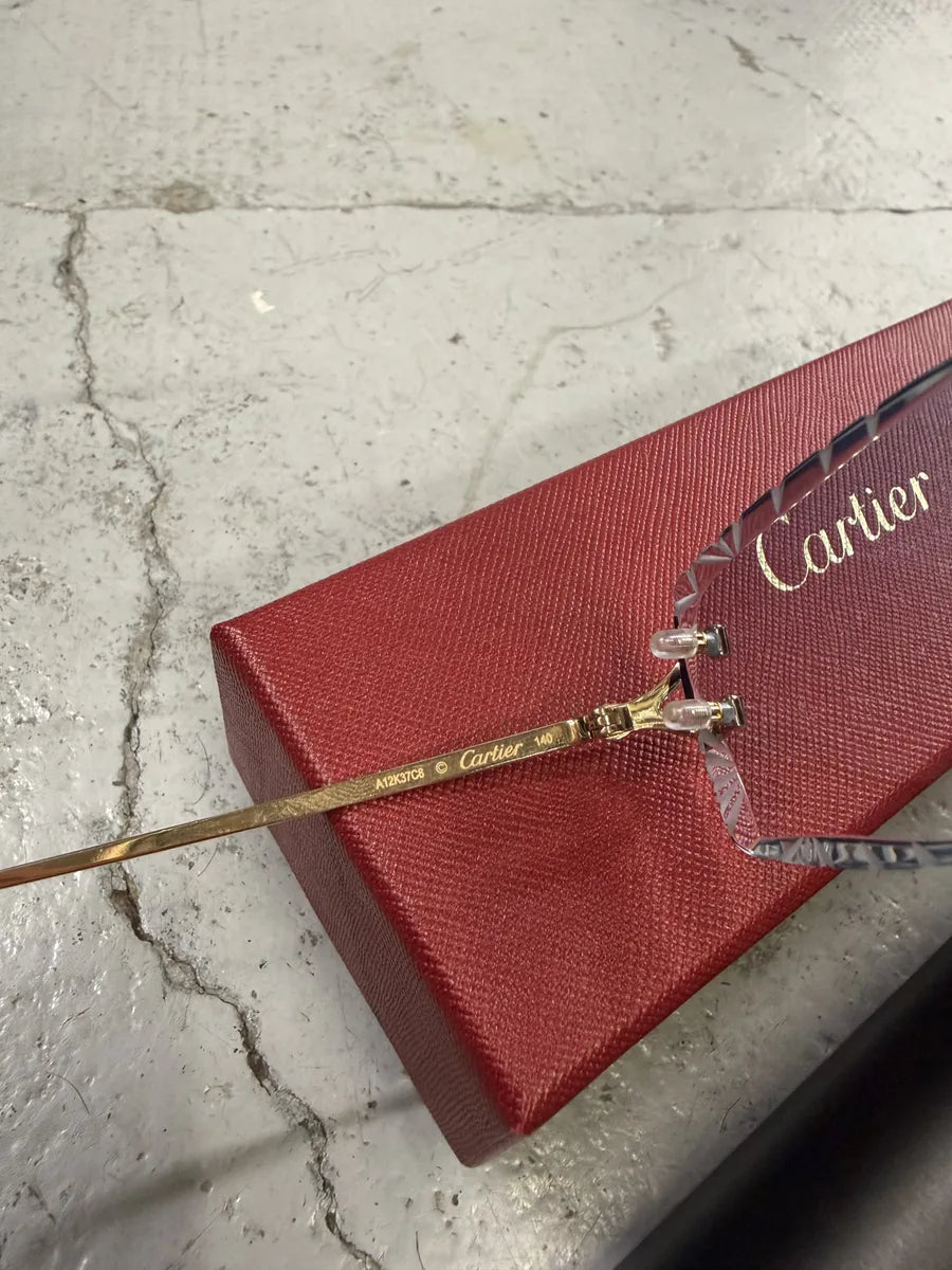 Cartier 140 Baby Blue French Glasses QKHPpSL 6