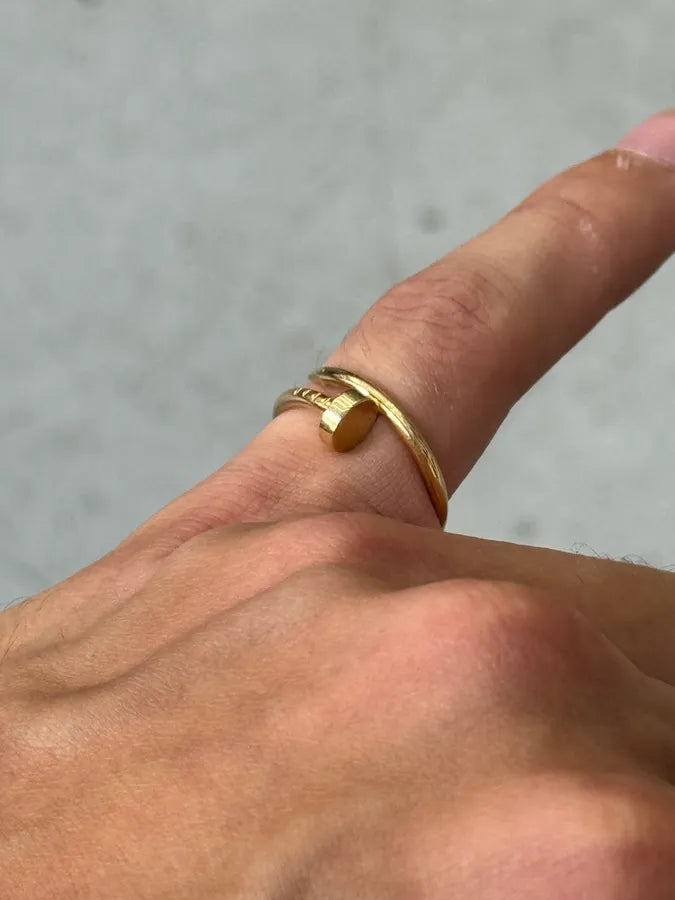 Cartier Nail Gold Ring xPdpmPQ 1
