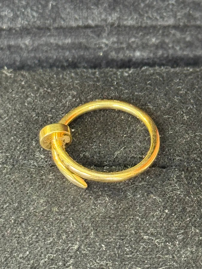 Cartier Nail Gold Ring xPdpmPQ 9