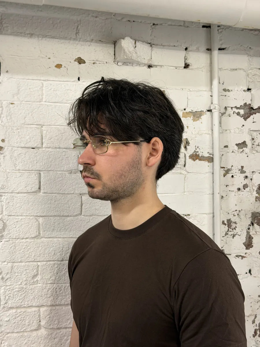 Cartier White Classy Gold Rectangle Frame Glasses CHrrpPT 5