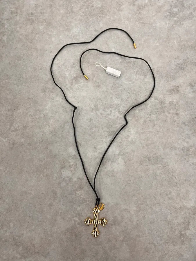 Cavalli Black & White Safari Cross Necklace bhlVdYq 3