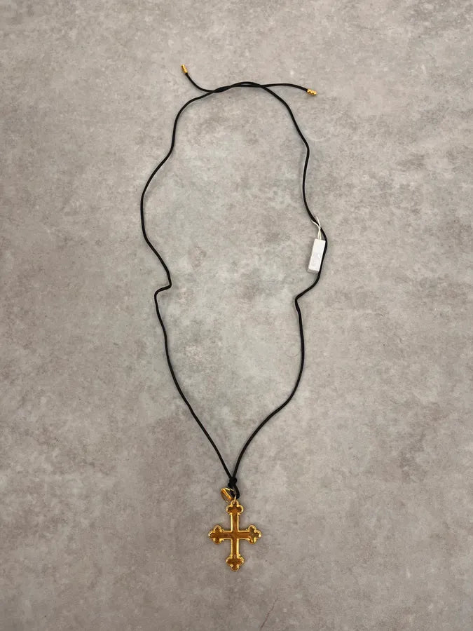 Cavalli Black & White Safari Cross Necklace bhlVdYq 7