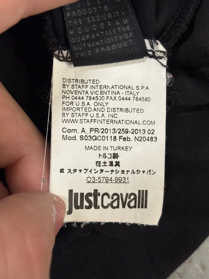 AW2013 Cavalli Black Leopard T-Shirt ZRQogme 10