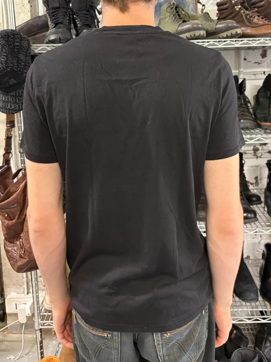 AW2013 Cavalli Black Leopard T-Shirt ZRQogme 2